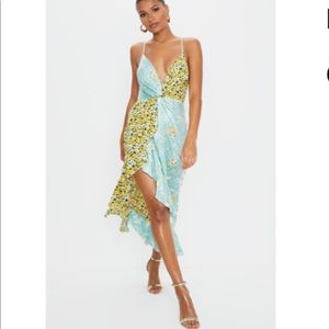 Pretty Little Thing Ruffle Maxi Dress - Sz 10